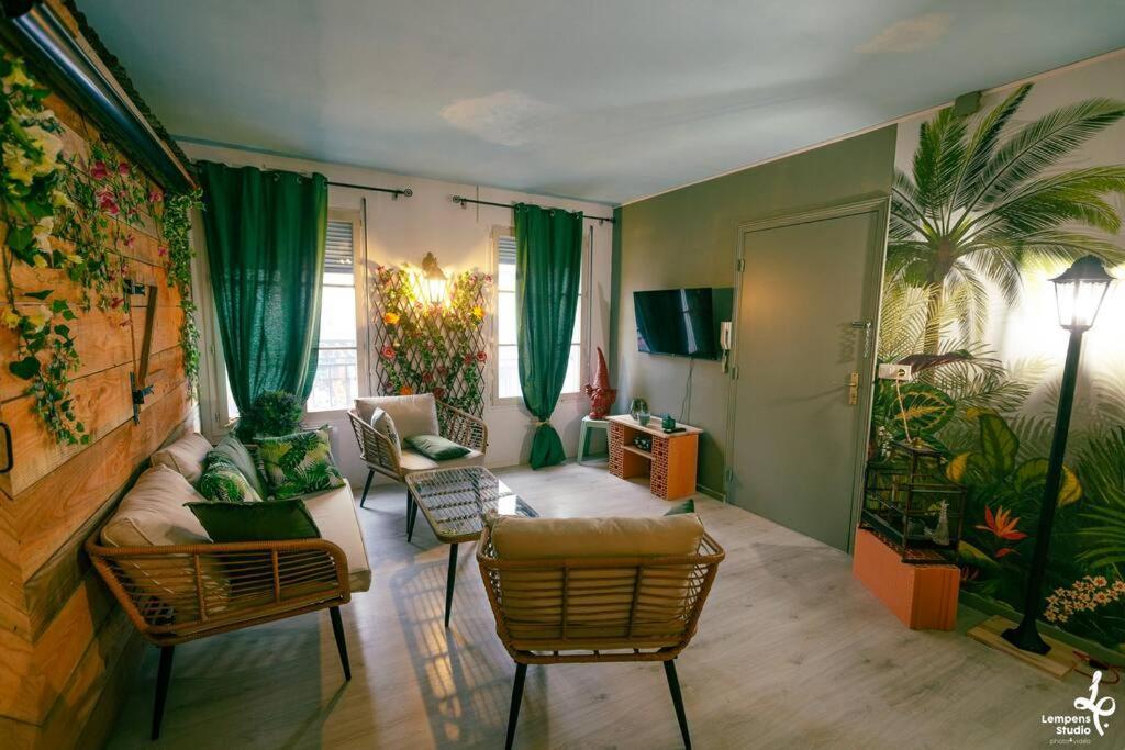 Appartement La Cabane Du Jardin Troyes Bagian luar foto