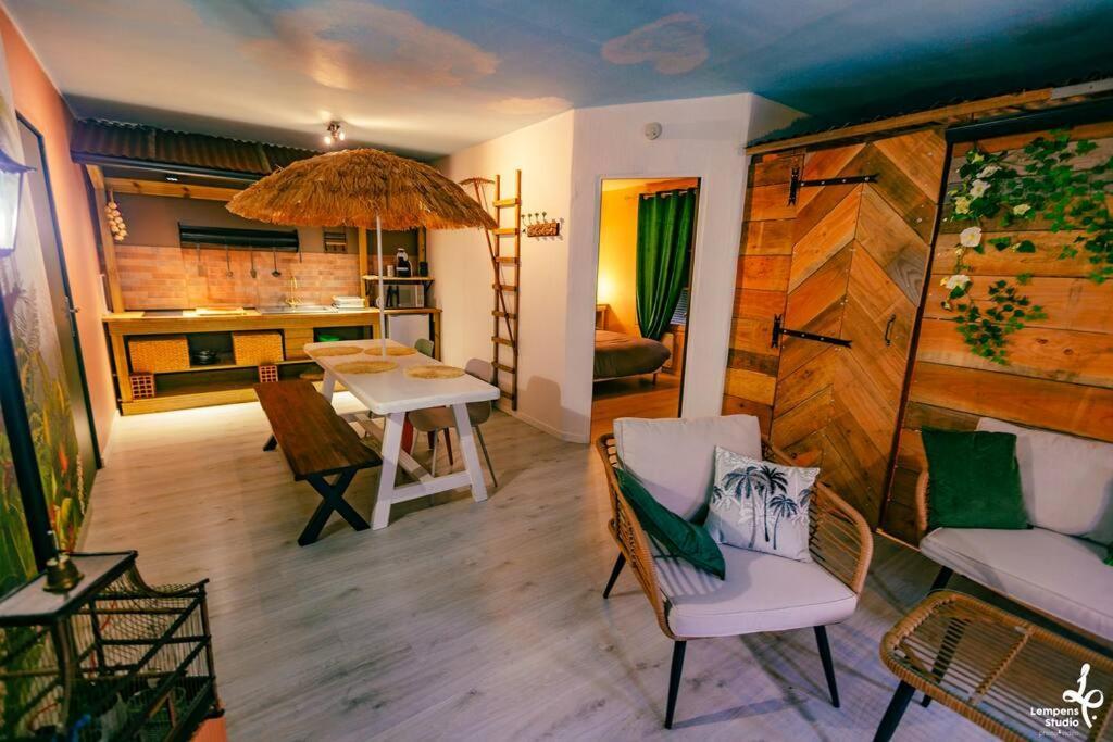 Appartement La Cabane Du Jardin Troyes Bagian luar foto